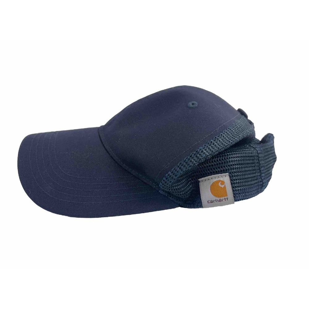 Carhartt Rugged Professional Men's Adjustable Mesh Snapback Dad Cap Hat NavyBlue - Picture 1 of 7